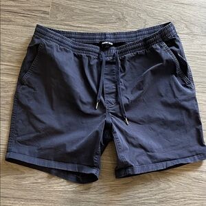 Lands End Men’s Blue Shorts with elastic waist and drawstring size Large 36-38